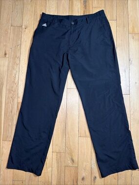 adidas Black Men’s Straight-Leg Chinos